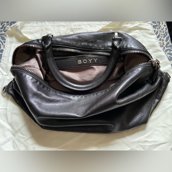 BOYY MARTIN CUBE BAG IN BLACK LEATHER - Picture 3 of 11